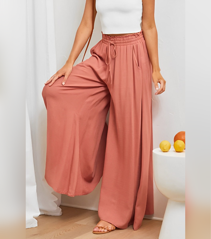 Pantalon large fluide | Idéal pour l’été
