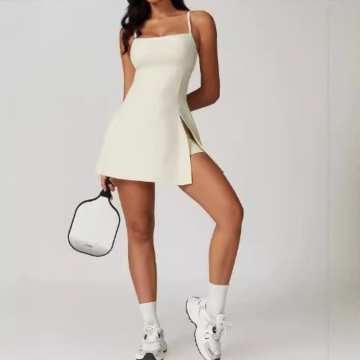 Robe de Sport Femme 2 en 1 avec Short Intégré | Élégance et Performance Quotidienne