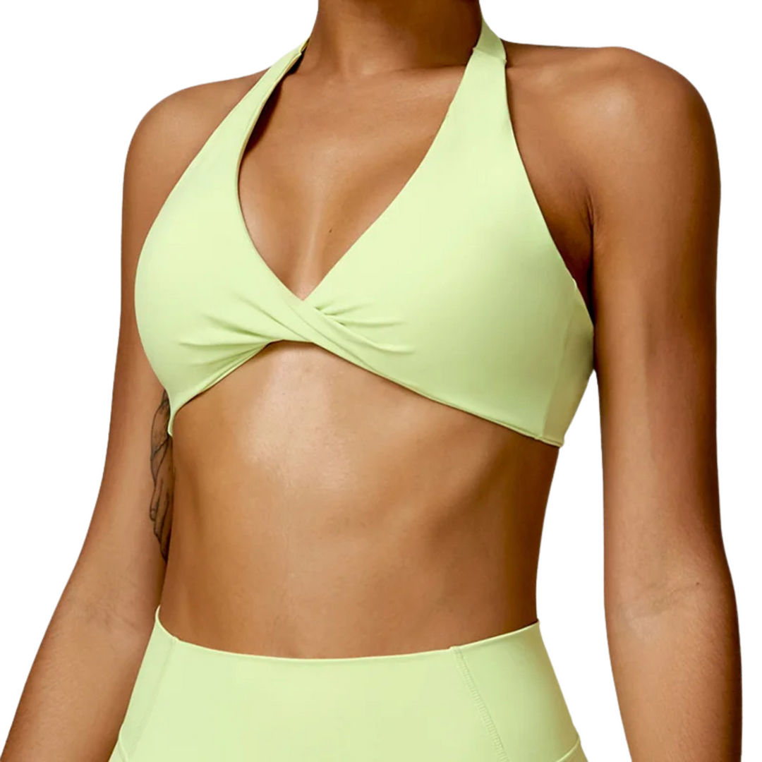 Brassière sport dos-nu | Style épuré pour l'entraînement actif