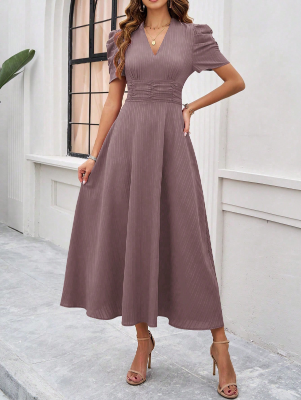 Robe midi élégante | Parfaite pour les cérémonies