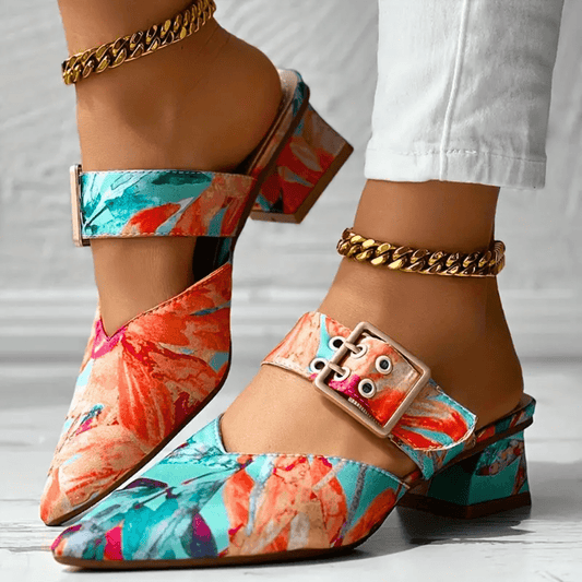 Chaussures à talon femme | Design coloré et confort optimal pour look original