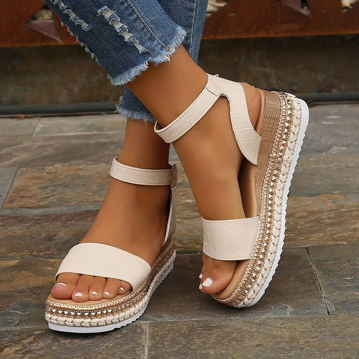 Sandales compensées | Style d’été élégant