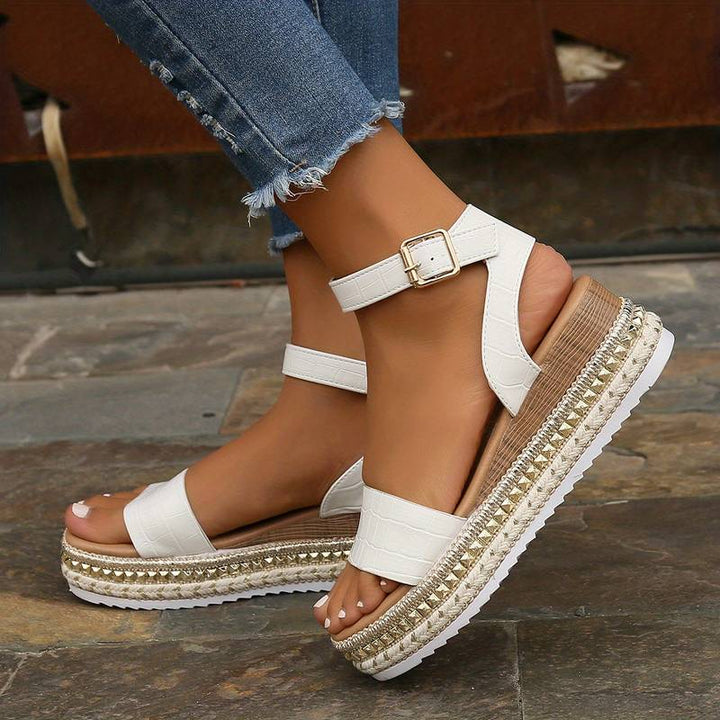 Sandales compensées | Style d’été élégant