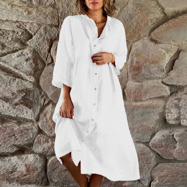 Robe chemise ample | Confort décontracté