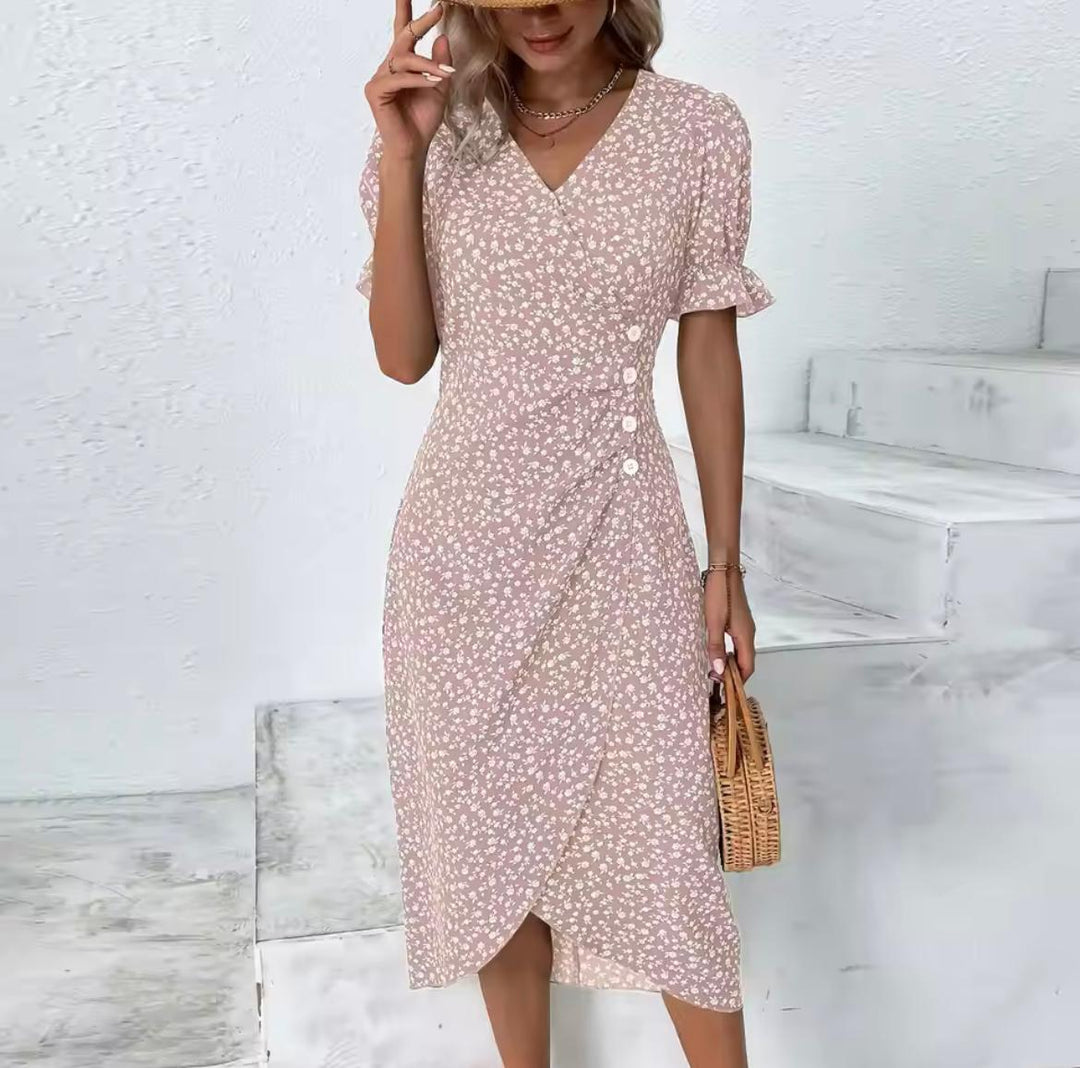 Robe fleurie élégante | Style estival raffiné