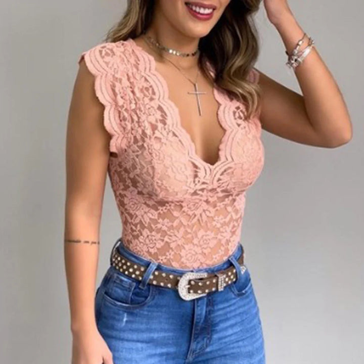 Blouse sans manches | Élégance féminine