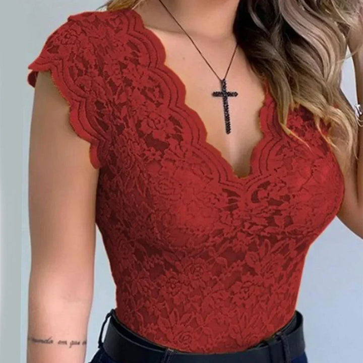 Blouse sans manches | Élégance féminine