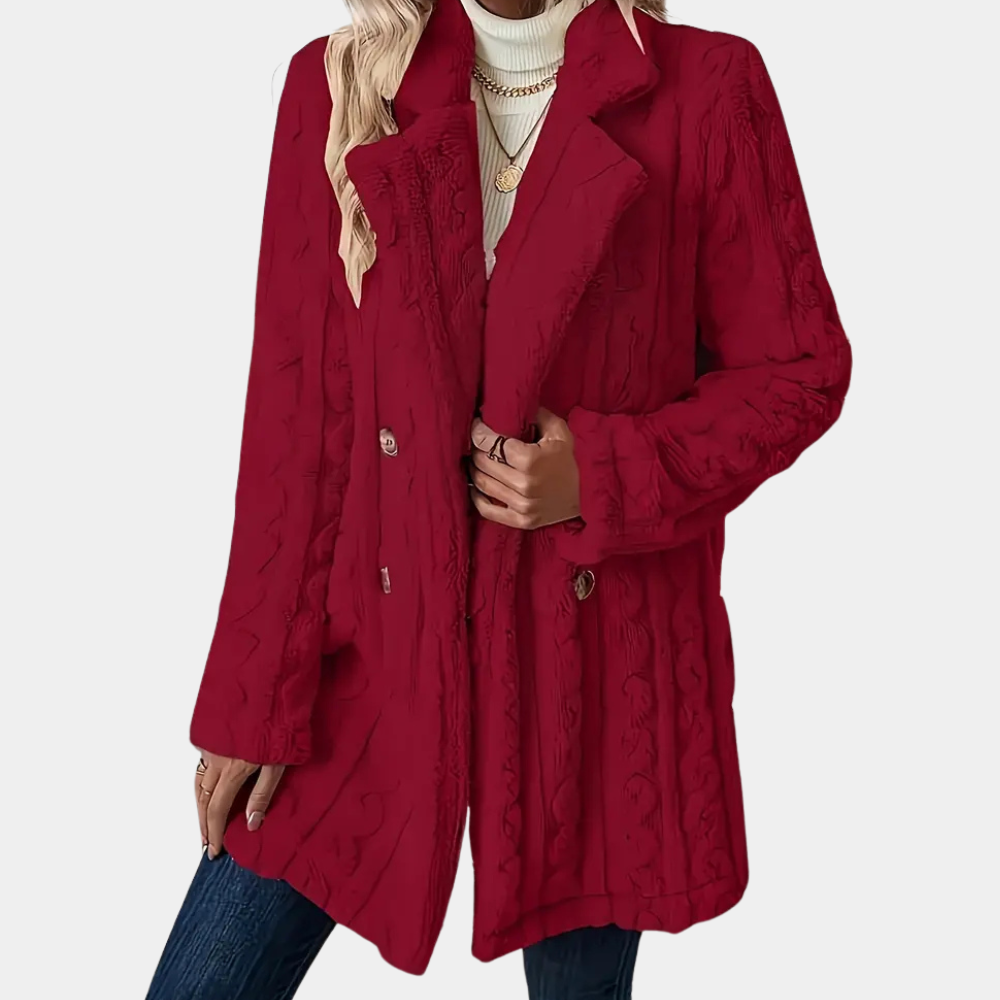 Manteau d'hiver en fausse fourrure torsadée | Élégance et chaleur réunies