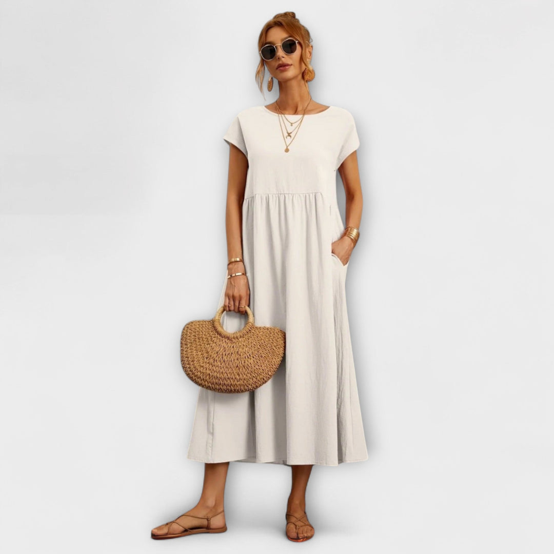 Robe longue fluide | Confort et élégance au quotidien