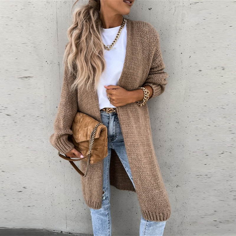 Cardigan long casual | Confort quotidien