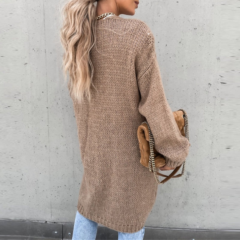 Cardigan long casual | Confort quotidien
