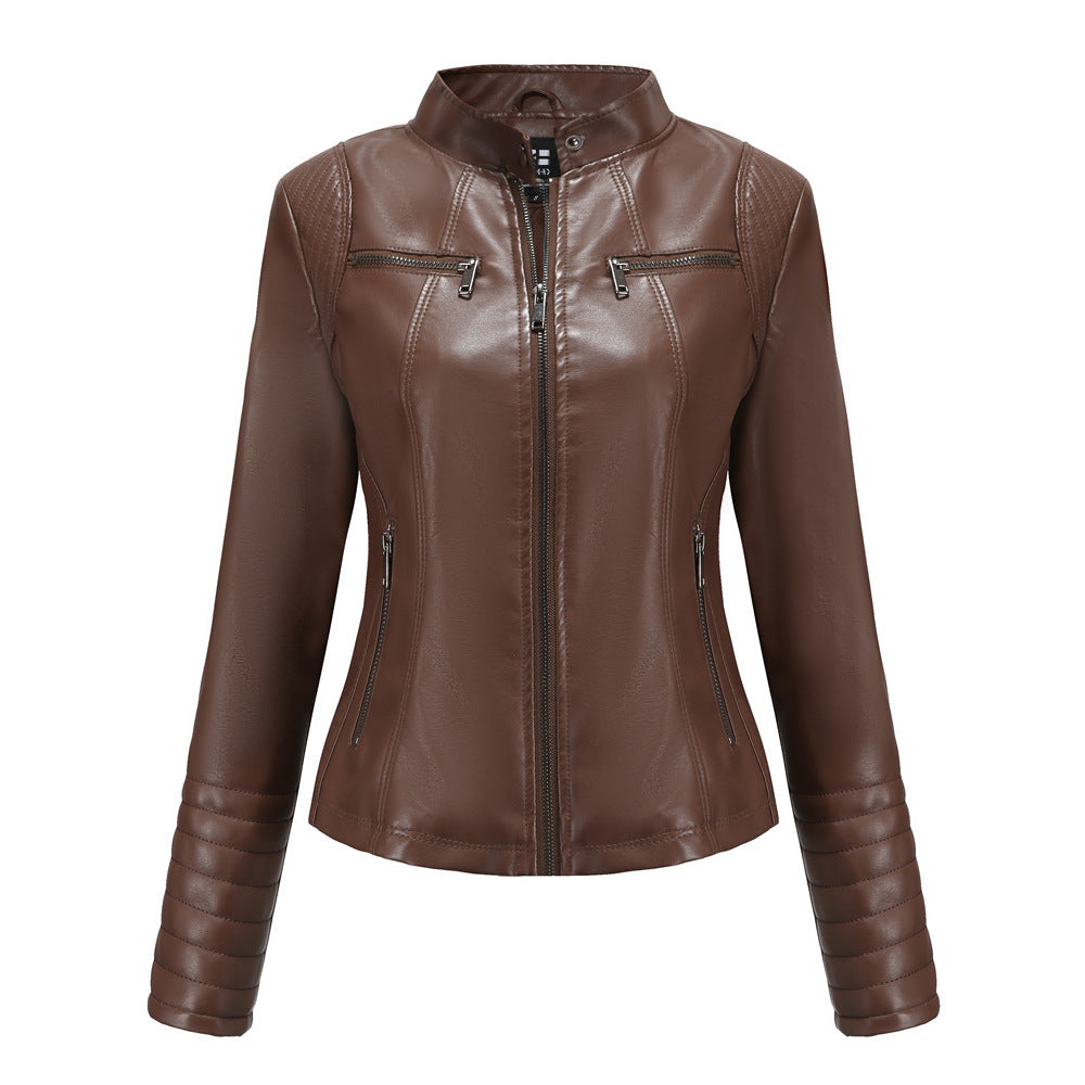 Veste courte en similicuir | Tendance motarde
