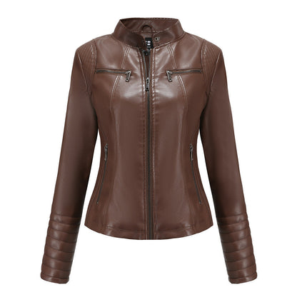 Veste courte en similicuir | Tendance motarde