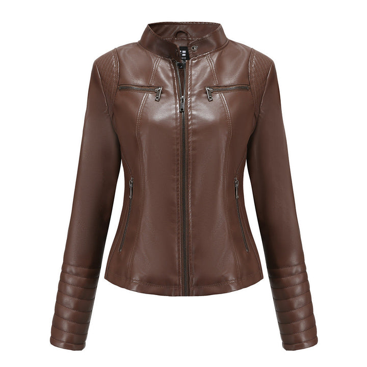 Veste courte en similicuir | Tendance motarde