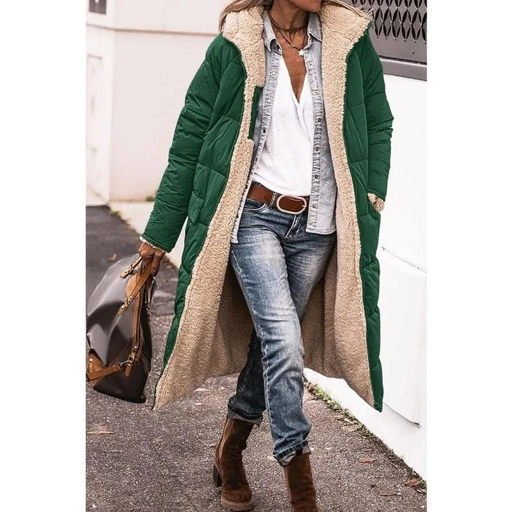 Manteau long doublé | Parfait pour l'hiver