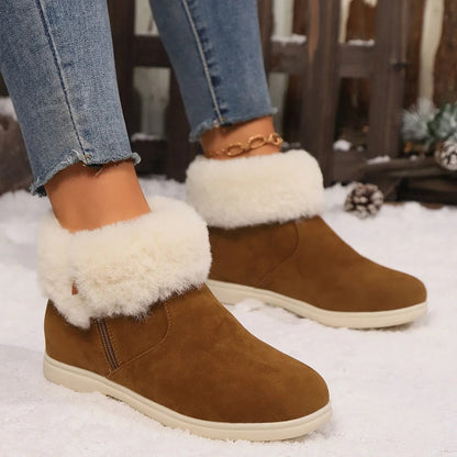 Bottines en suédine | Confort thermique hivernal