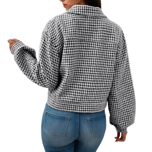 Veste à carreaux femme | Élégance décontractée