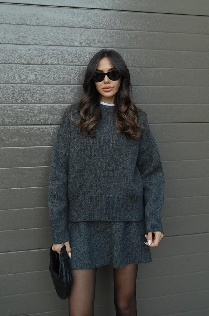 Ensemble pull et jupe | Confort chic automne