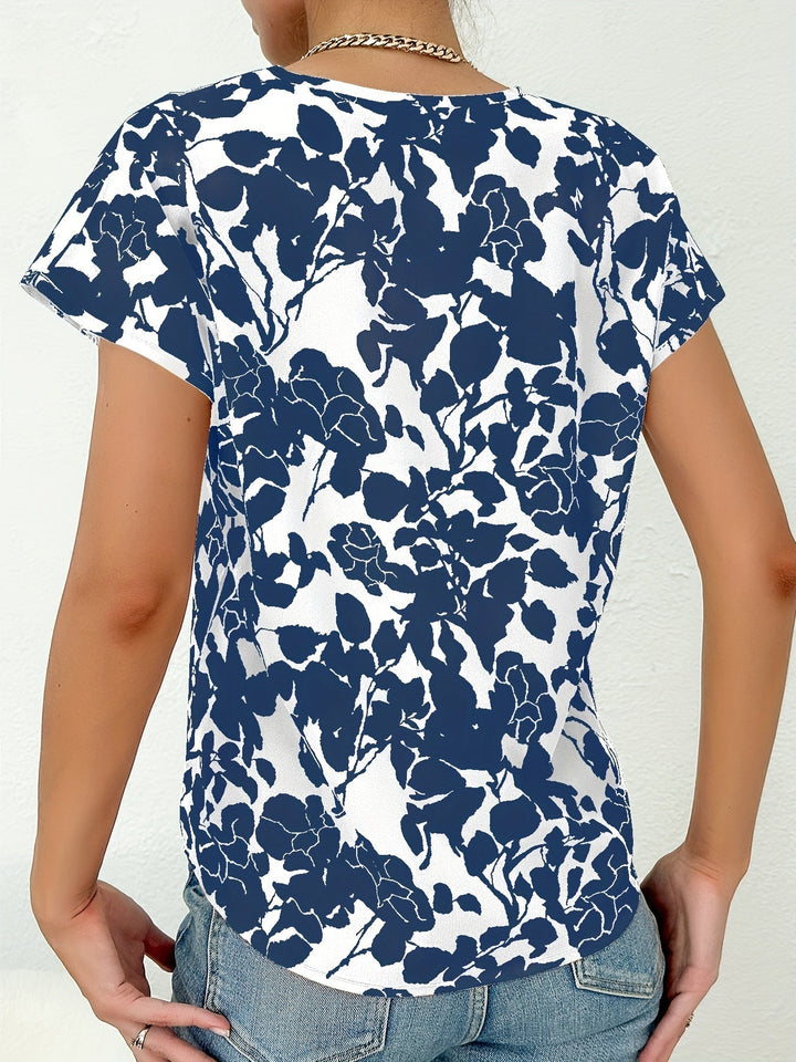 Blouse fluide imprimée | Élégance printanière