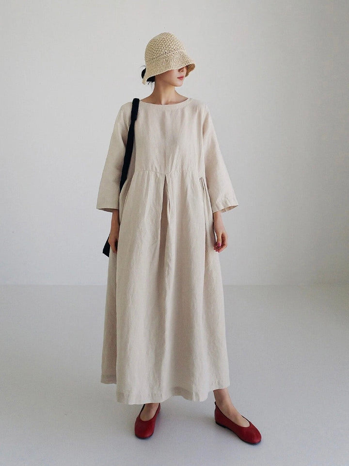 Robe longue ample minimaliste | Élégance légère pour l'été