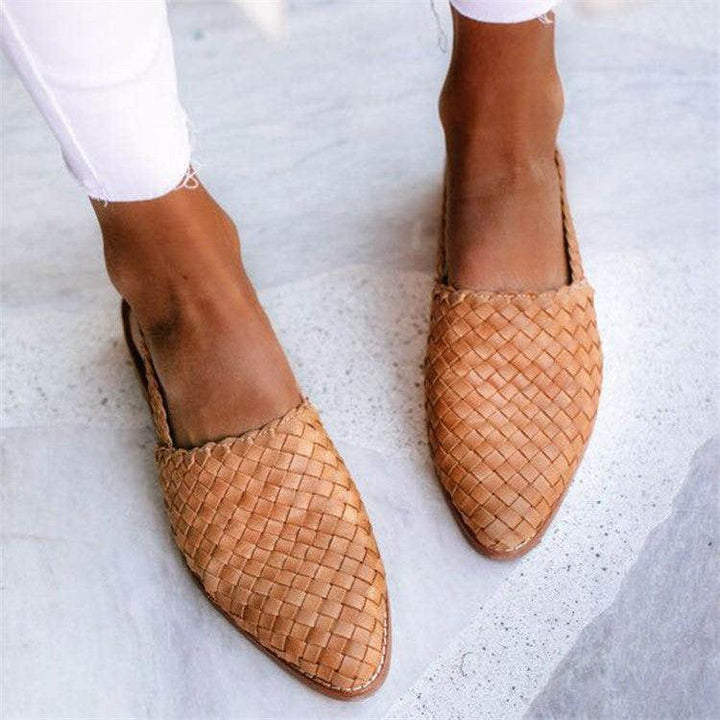 Chaussures tressées slingback | Élégance estivale
