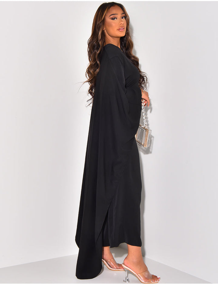 Robe cape fluide | Élégance intemporelle pour les grandes occasions