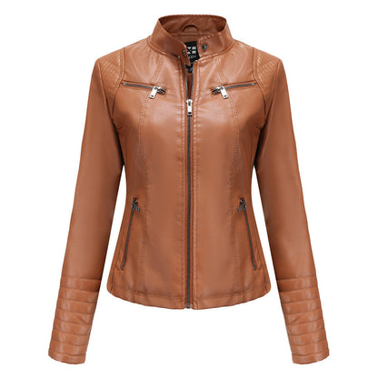 Veste courte en similicuir | Tendance motarde