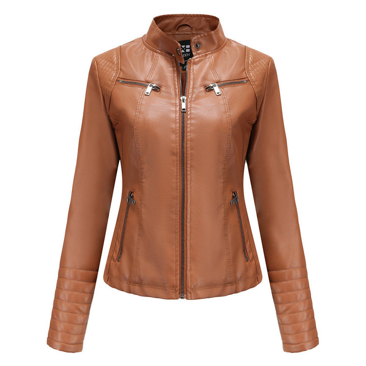 Veste courte en similicuir | Tendance motarde