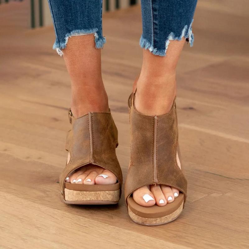Sandales compensées | Maintien et style au quotidien