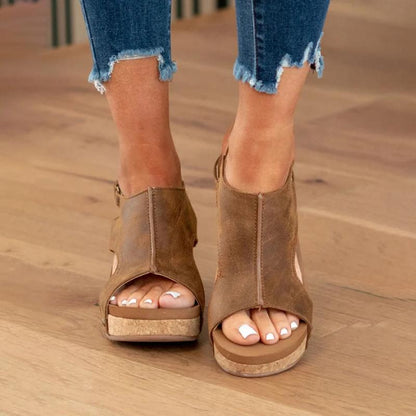 Sandales compensées | Maintien et style au quotidien