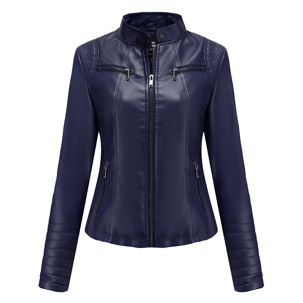 Veste courte en similicuir | Tendance motarde