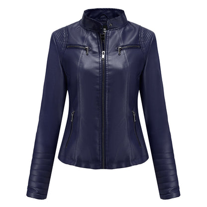 Veste courte en similicuir | Tendance motarde