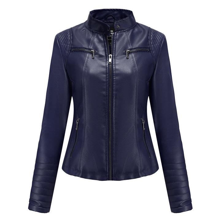 Veste courte en similicuir | Tendance motarde