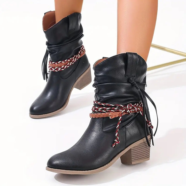 Bottines | Style western avec talon bloc