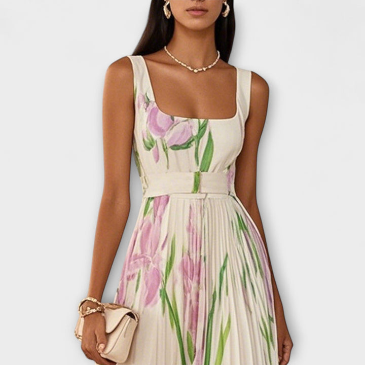 Robe longue fleurie | Élégance romantique été