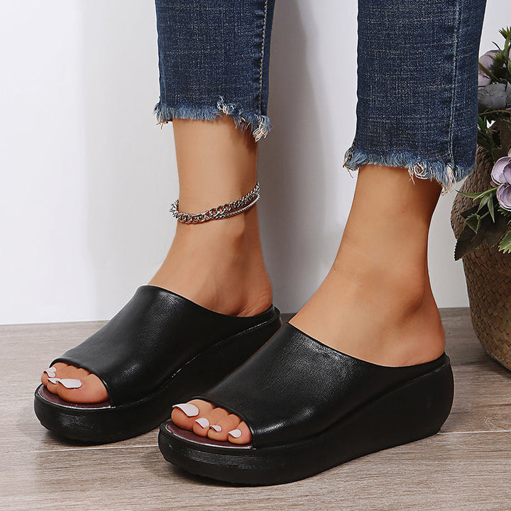 Mules compensées | Confort et style décontracté