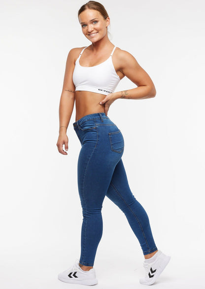 Jean skinny taille haute polyvalent | Confort au quotidien