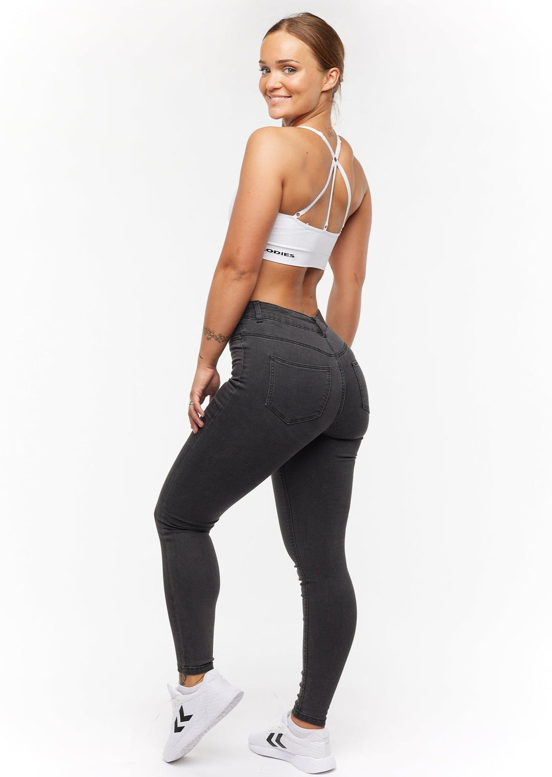 Jean skinny taille haute polyvalent | Confort au quotidien