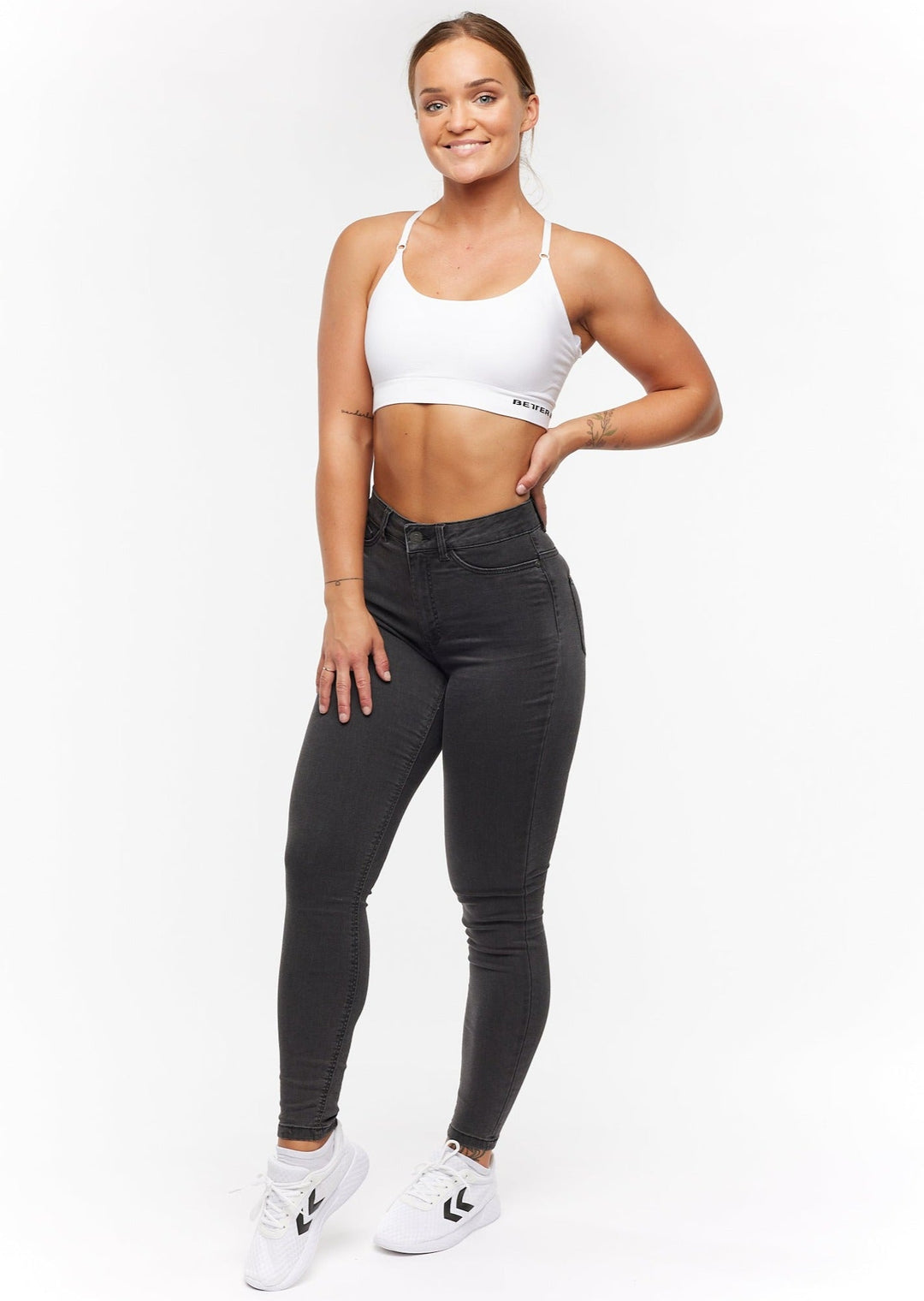 Jean skinny taille haute polyvalent | Confort au quotidien