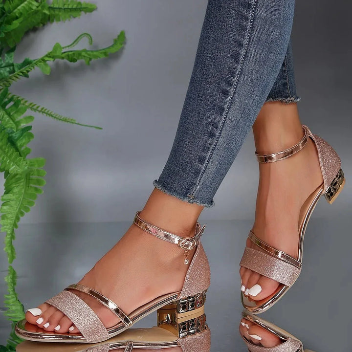 Sandales à talon bas | Chic et confort quotidien