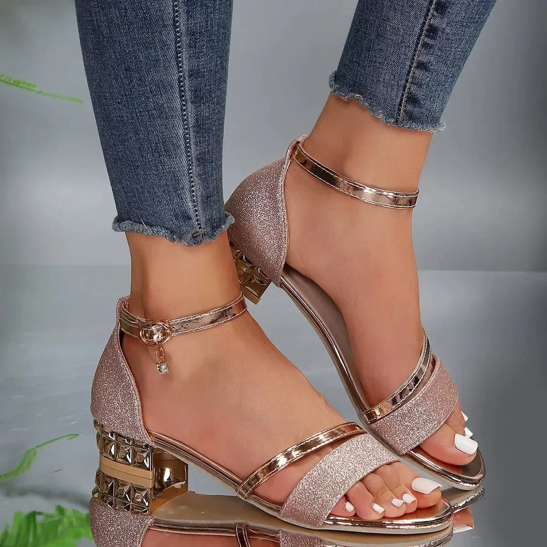 Sandales à talon bas | Chic et confort quotidien