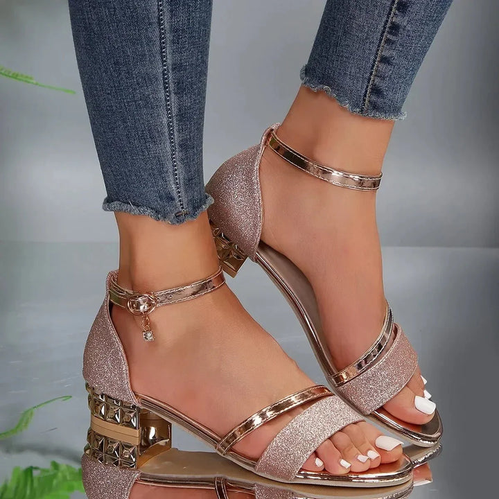 Sandales à talon bas | Chic et confort quotidien