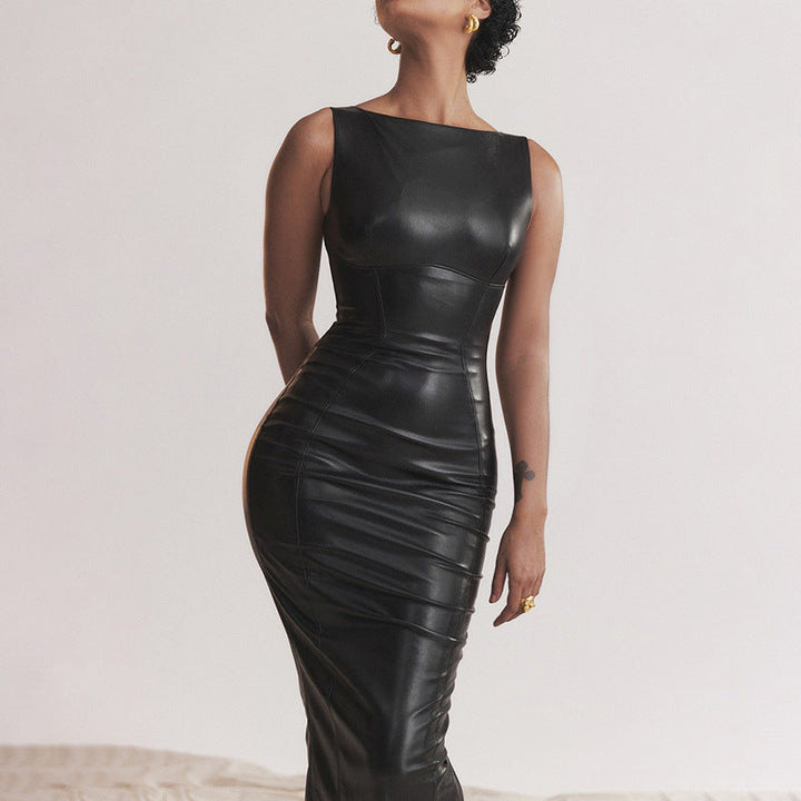 Robe sans manches femme | Style chic automnal