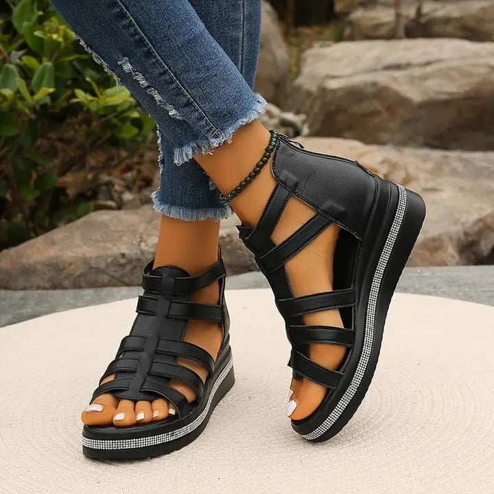 Sandales compensées élégantes | Stabilité et style au quotidien