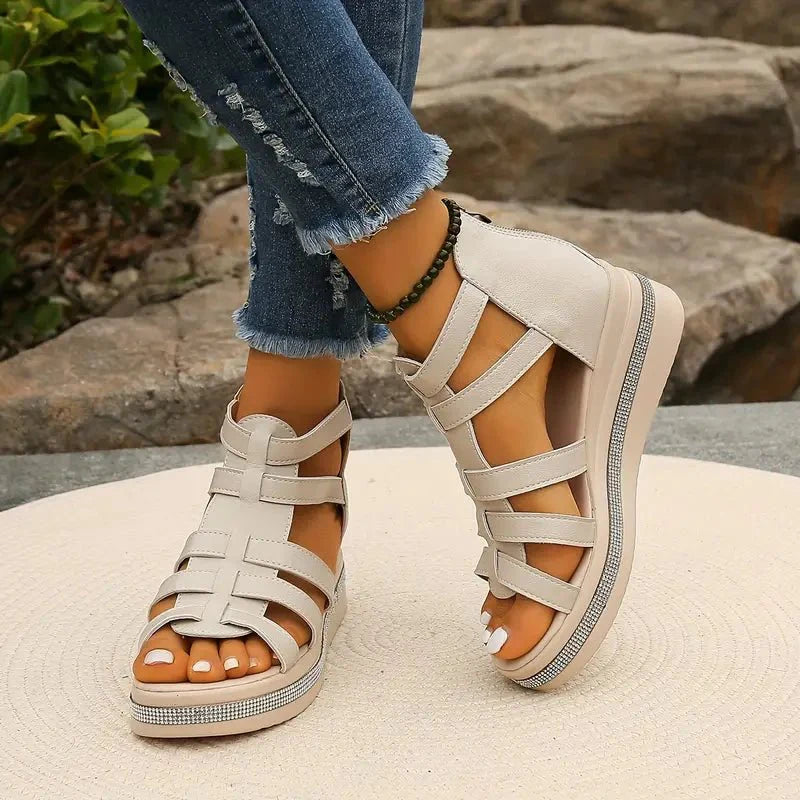 Sandales compensées élégantes | Stabilité et style au quotidien