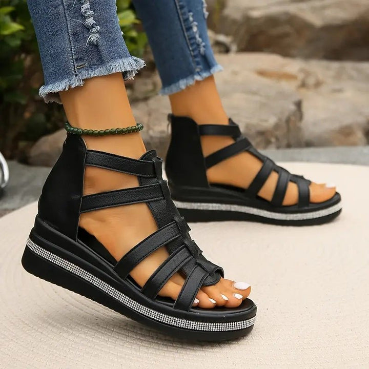 Sandales compensées élégantes | Stabilité et style au quotidien