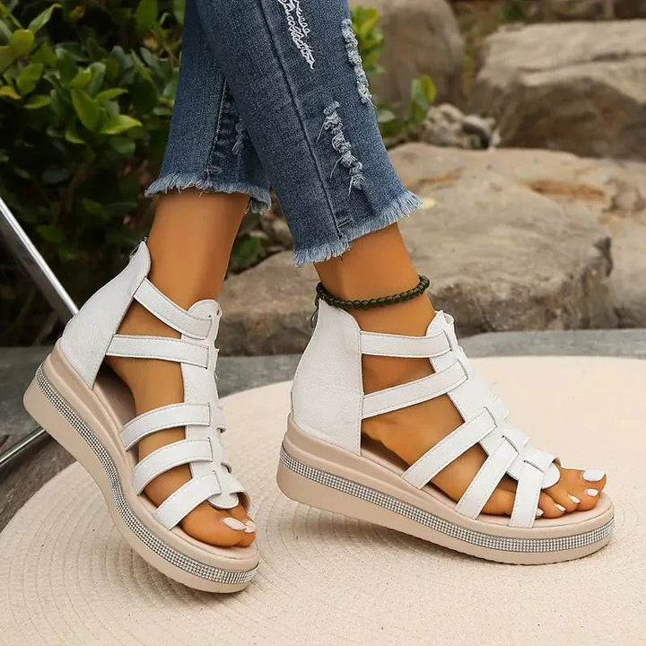 Sandales compensées élégantes | Stabilité et style au quotidien