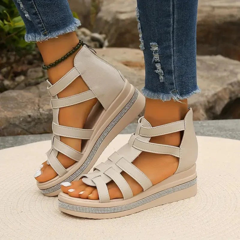 Sandales compensées élégantes | Stabilité et style au quotidien