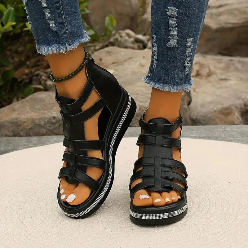 Sandales compensées élégantes | Stabilité et style au quotidien