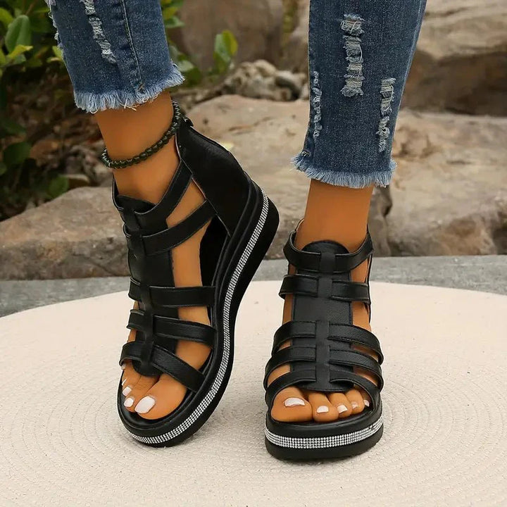 Sandales compensées élégantes | Stabilité et style au quotidien